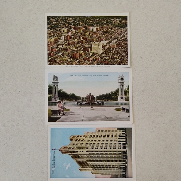 Vintage Other - Vintage Postcard Set From Denver, Colorado